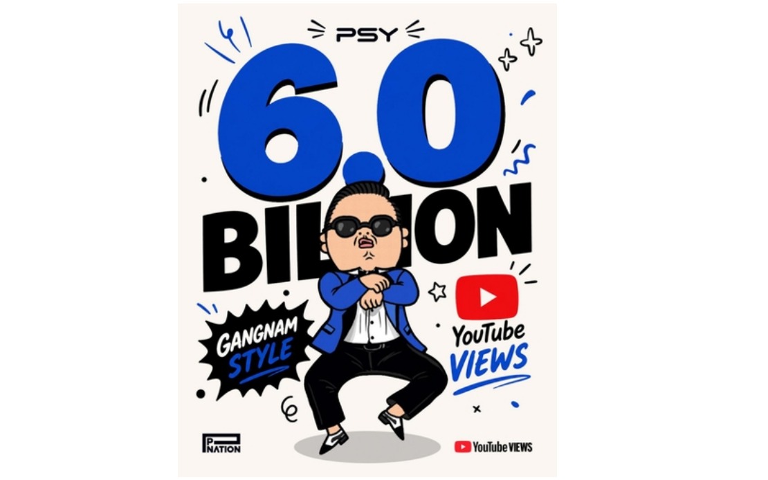 Psy's 'Gangnam Style' Reaches 6 Billion YouTube Views, Setting K-pop Record