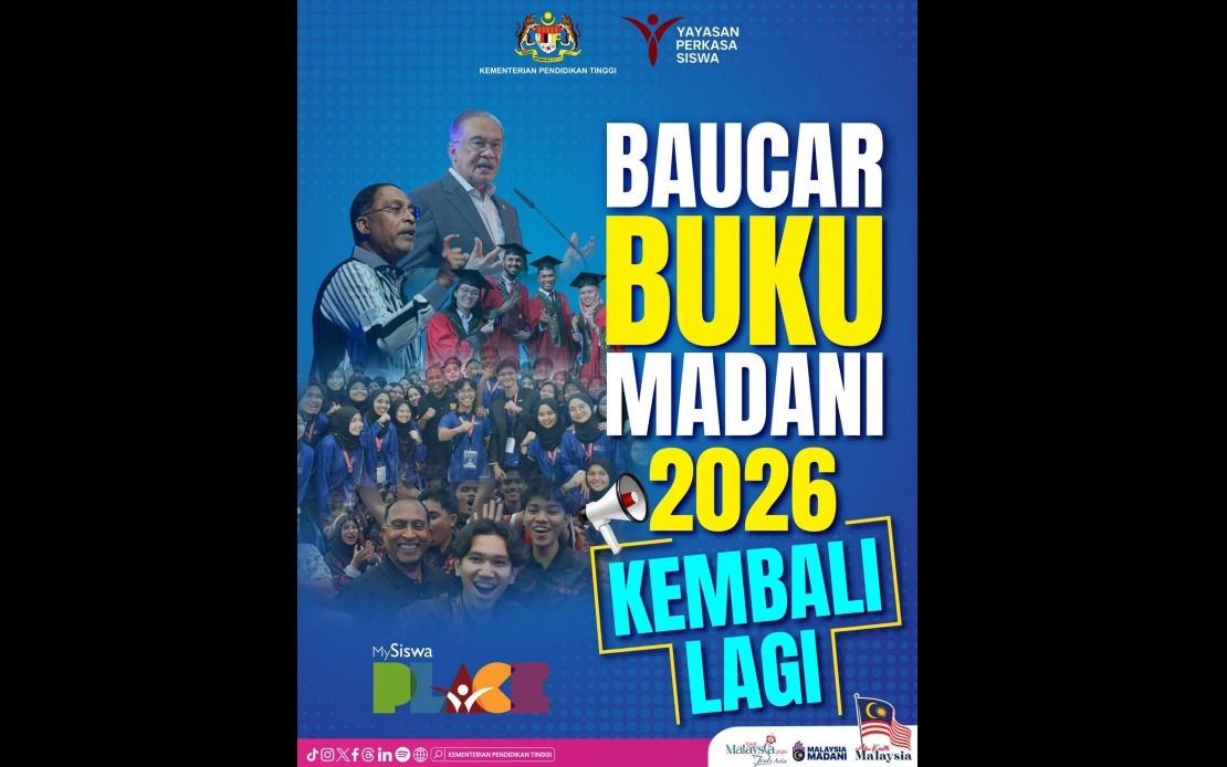 1.18 Million Malaysian University Students Can Now Claim RM100 MADANI Book Vouchers