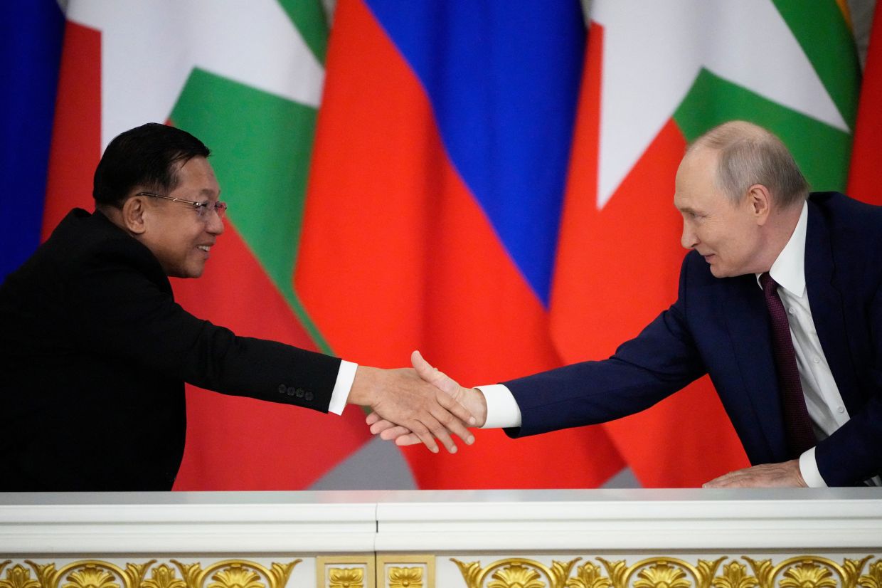 Putin Reinforces Strategic Partnership with Myanmar as Military Leader Seeks Global Legitimacy