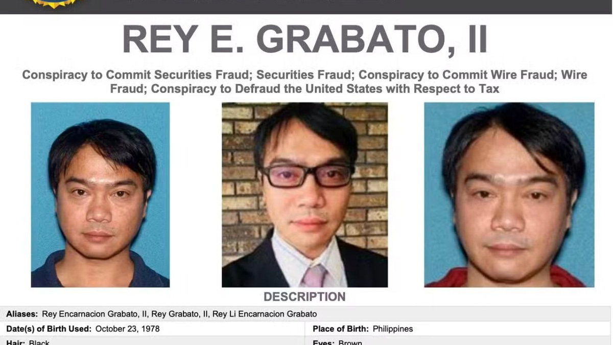 Filipino Mayor's Son Added to FBI Most Wanted List Over US$650M Investment Fraud