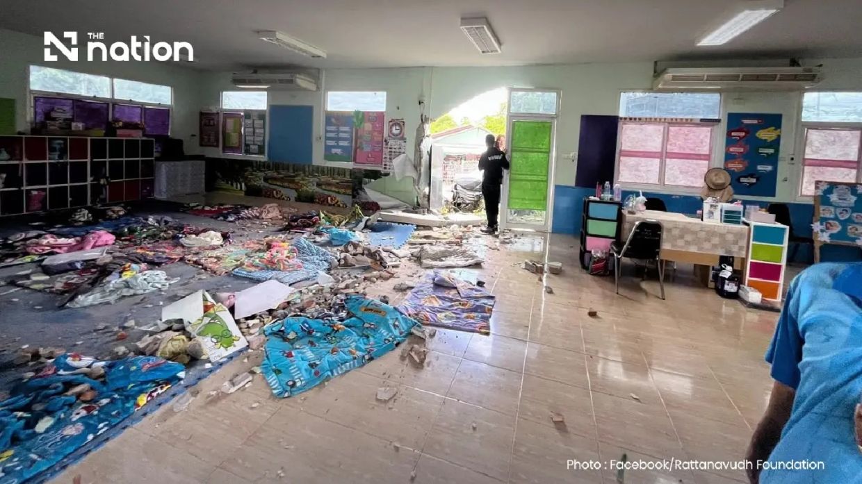 Car crashes into Thai childcare centre, injuring 15 children during afternoon nap