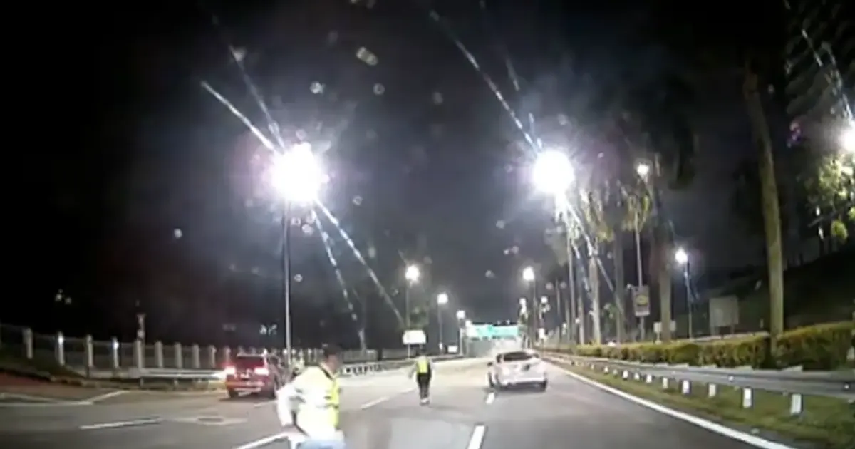 Young Driver Arrested After Forcing Through Police Roadblock