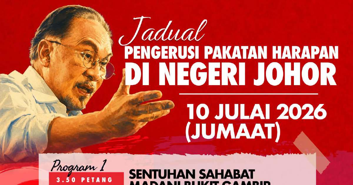 Anwar Makes Final Push for Pakatan Harapan in Johor as Campaigning Concludes