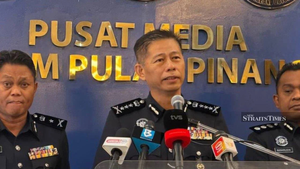 Penang Police Dismantle Liquid Methamphetamine Syndicate, Seize Drugs Worth RM450,000