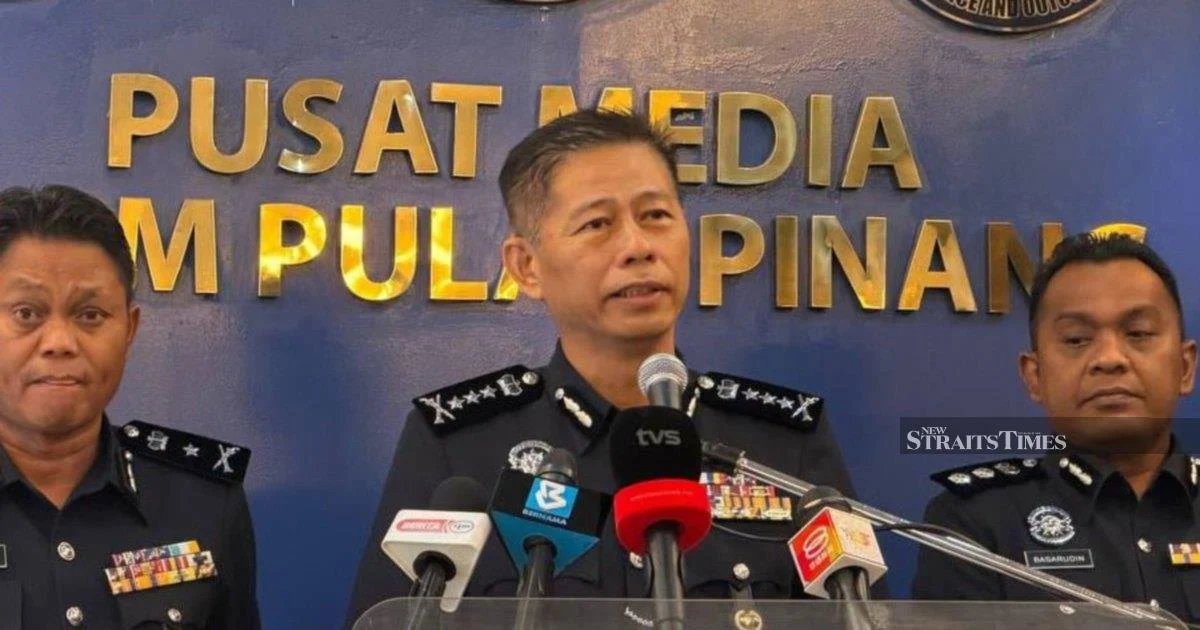 Penang Police Dismantle Liquid Methamphetamine Syndicate, Seize Drugs Worth RM450,000