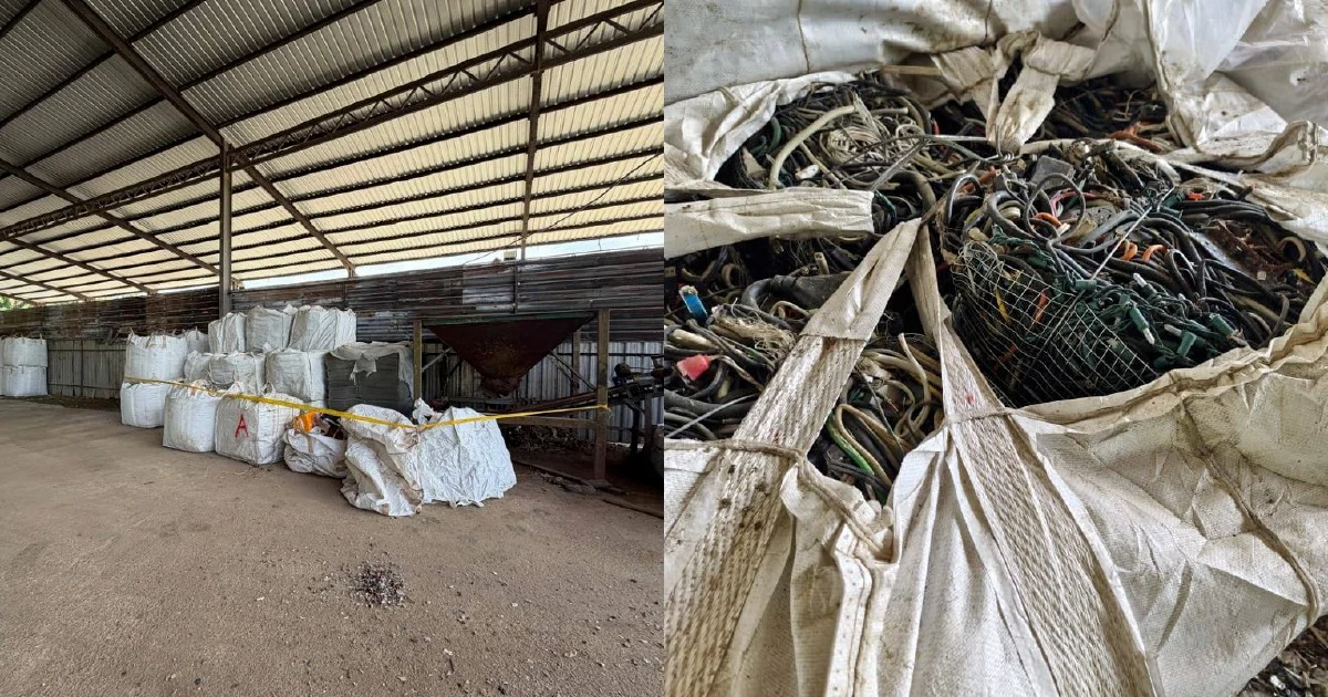 Authorities Seize RM3 Million E-Waste Haul in Bukit Mertajam Crackdown; Five Detained
