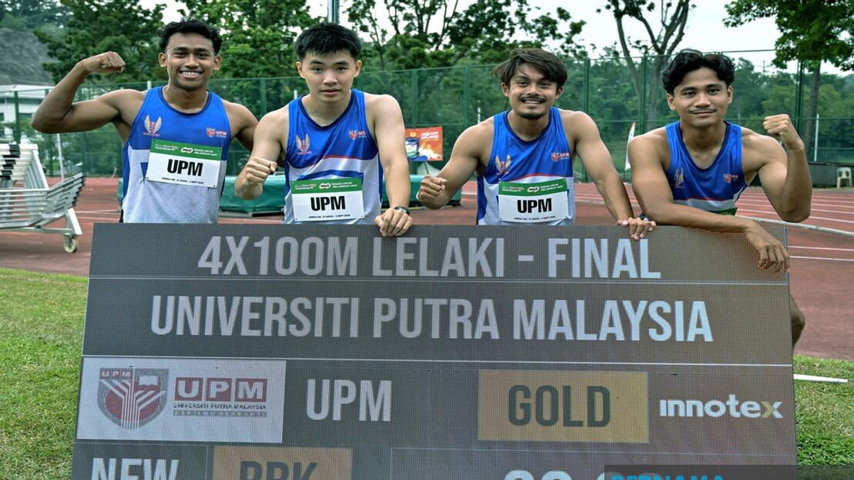 Aliff Iman Anchors UPM to Historic 4x100m Gold, Smashes SUKIPT Record