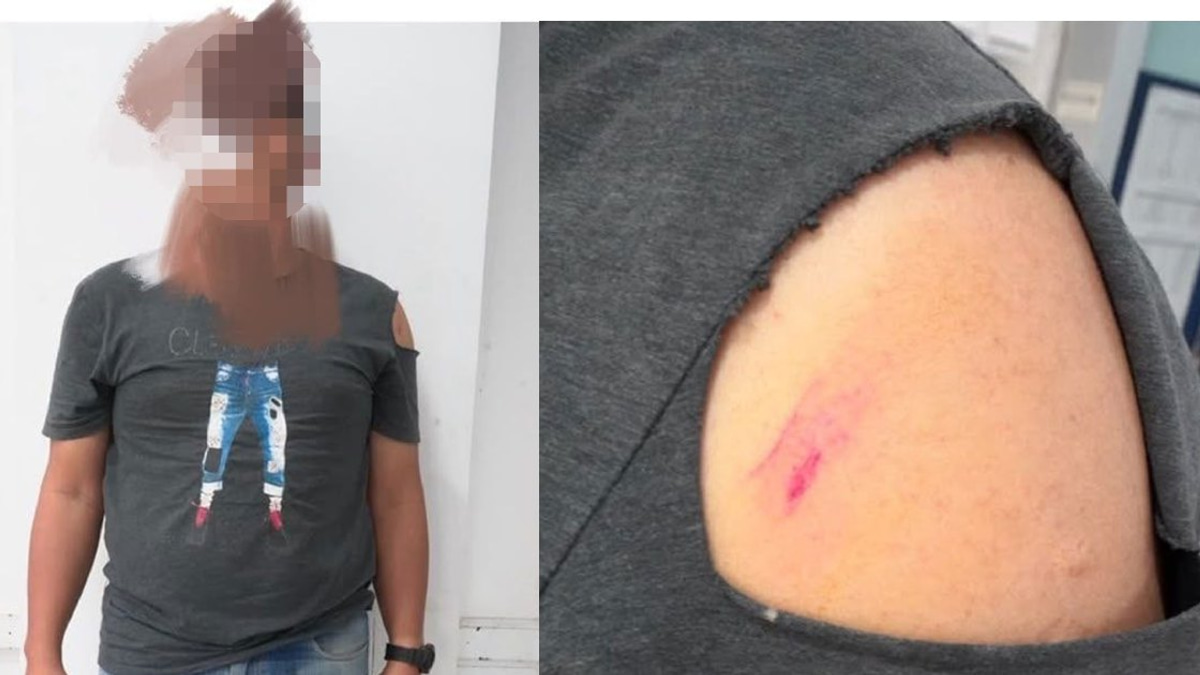 Jeli resident arrested after brandishing parang and threatening officers during police raid