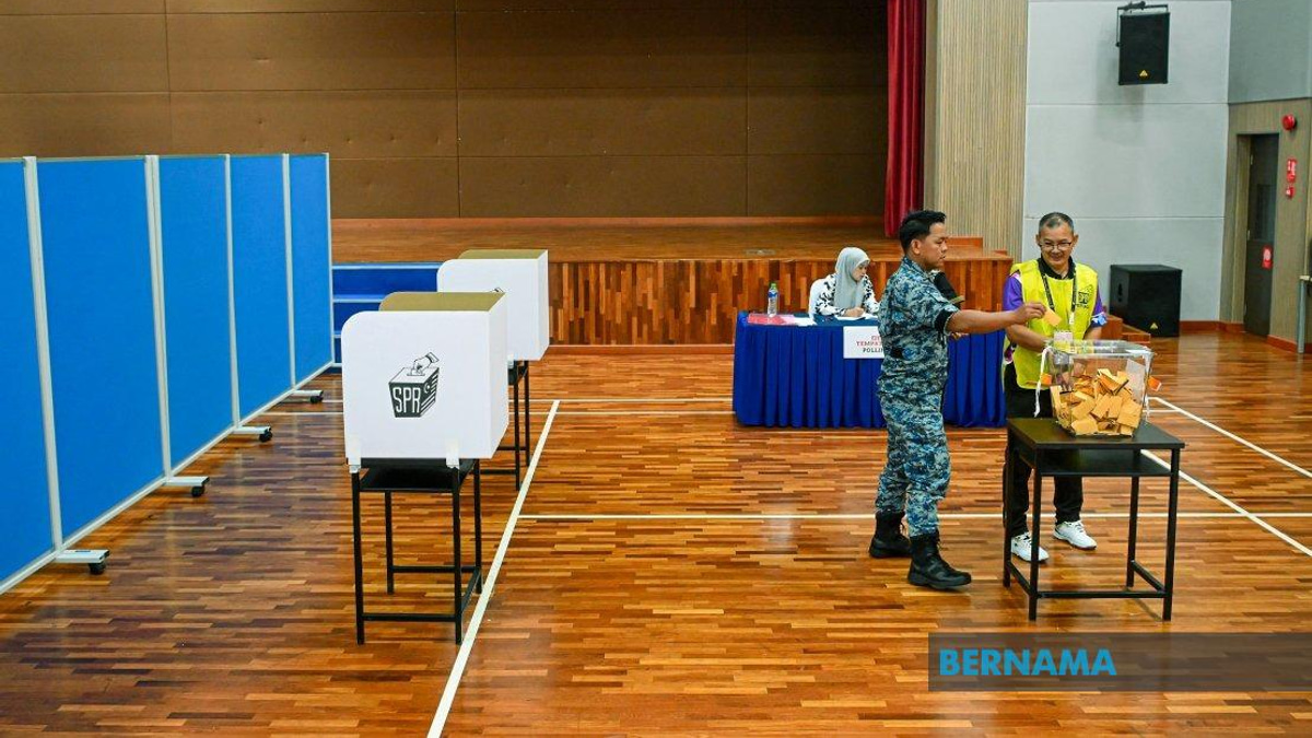 Negeri Sembilan Early Polling Concludes With Strong 80% Turnout Among Security Personnel