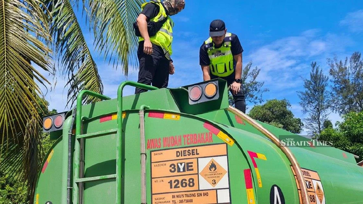 Clandestine Diesel Operation Dismantled in Miri, Four Detained