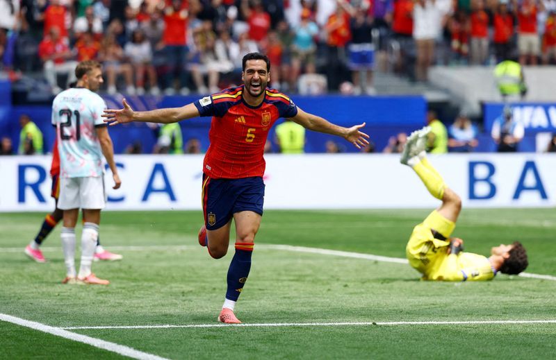 Merino's dramatic late goal sends Spain into World Cup semis against France