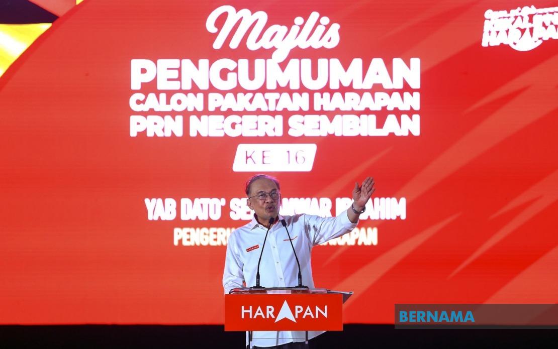 Aminuddin to Challenge for Linggi Seat as Anwar Unveils PH Slate for Negeri Sembilan Elections