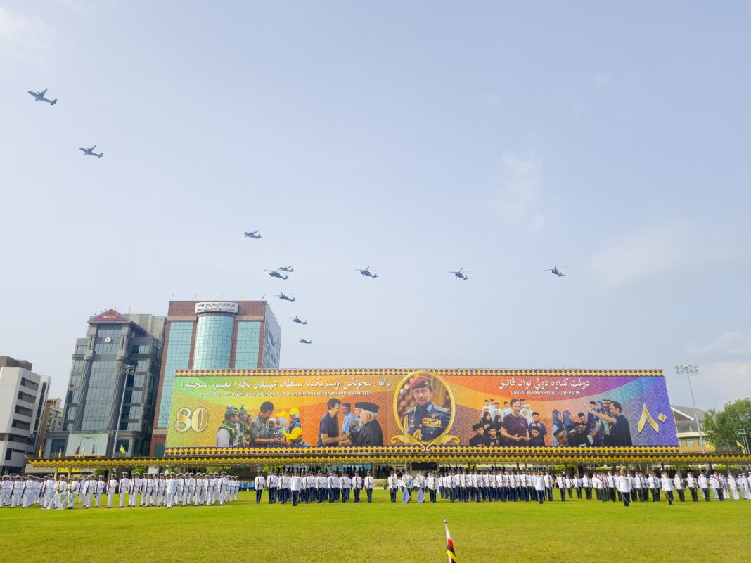 Brunei puts final touches to ceremonial parade for Sultan's 80th birthday