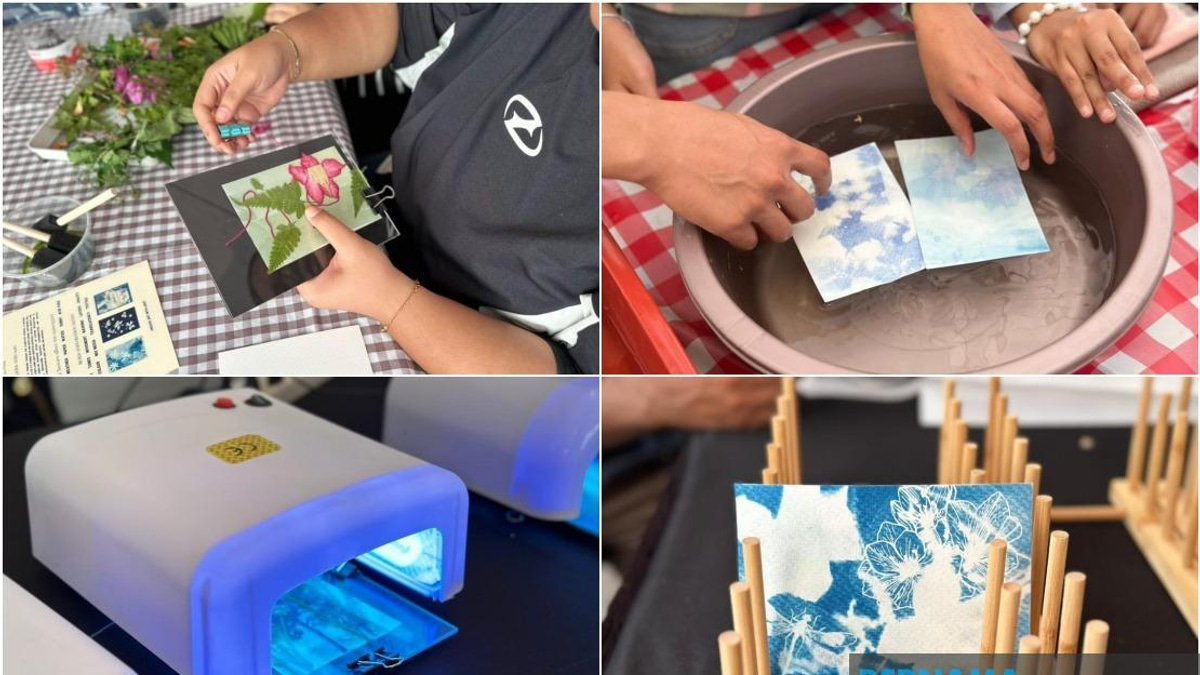 Sunlight as Canvas: Young Malaysian Artist Redefines Nature Through Cyanotype
