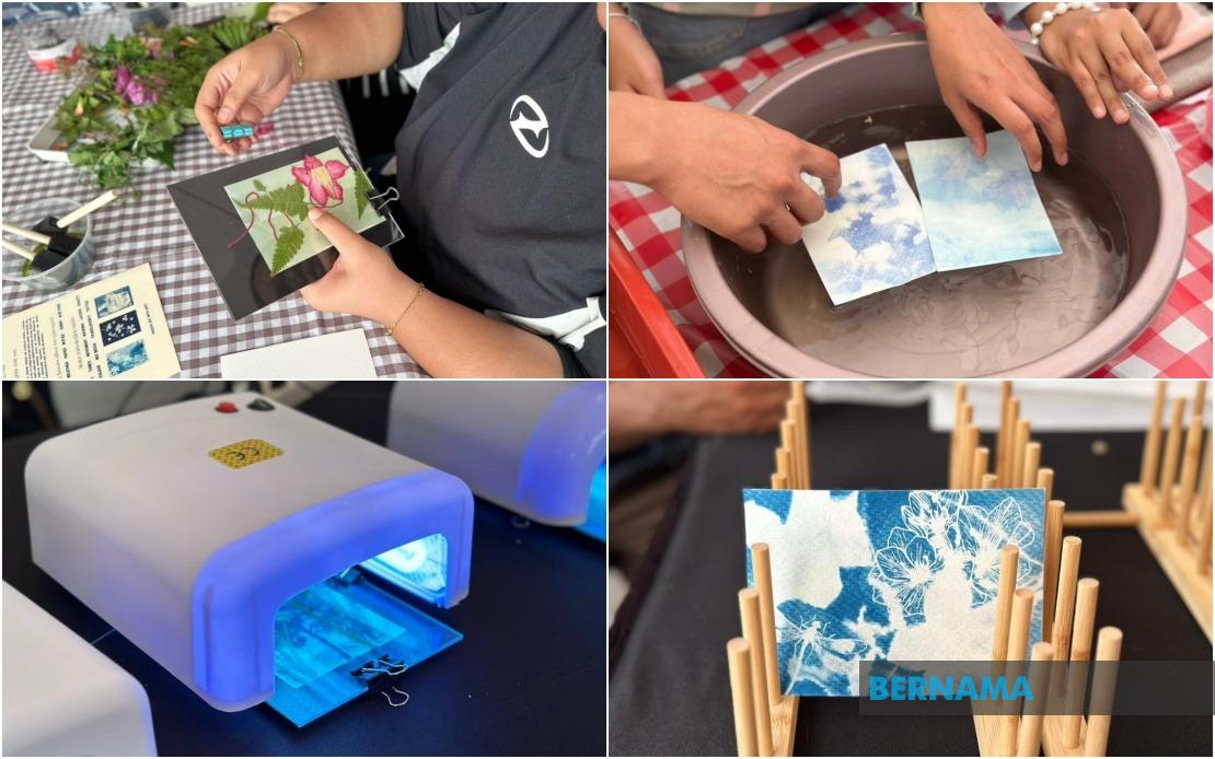 Sunlight as Canvas: Young Malaysian Artist Redefines Nature Through Cyanotype