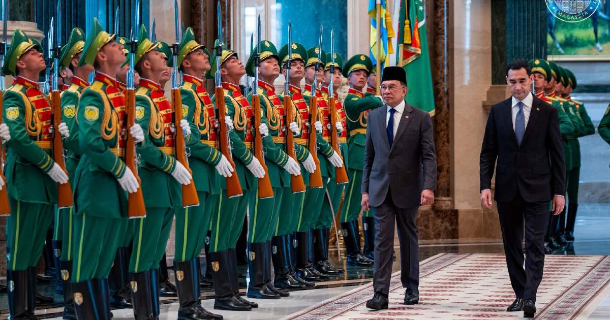 Anwar Ibrahim Receives Official Welcome in Turkmenistan as Bilateral Relations Deepen
