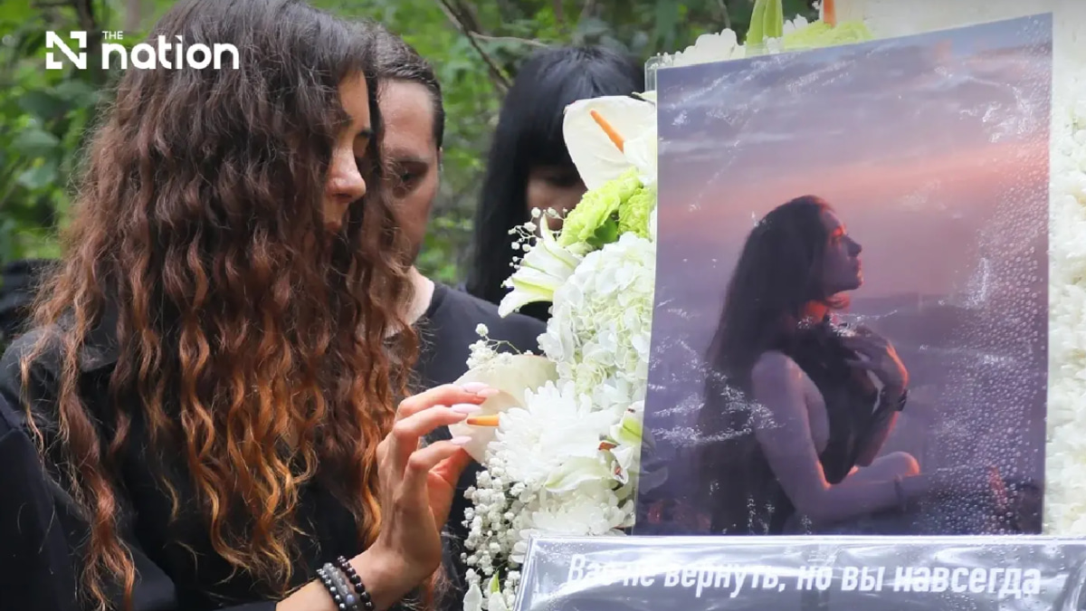 Russian Mother Grieves Slain Siblings at Thai Memorial, Thanks Nation for Support