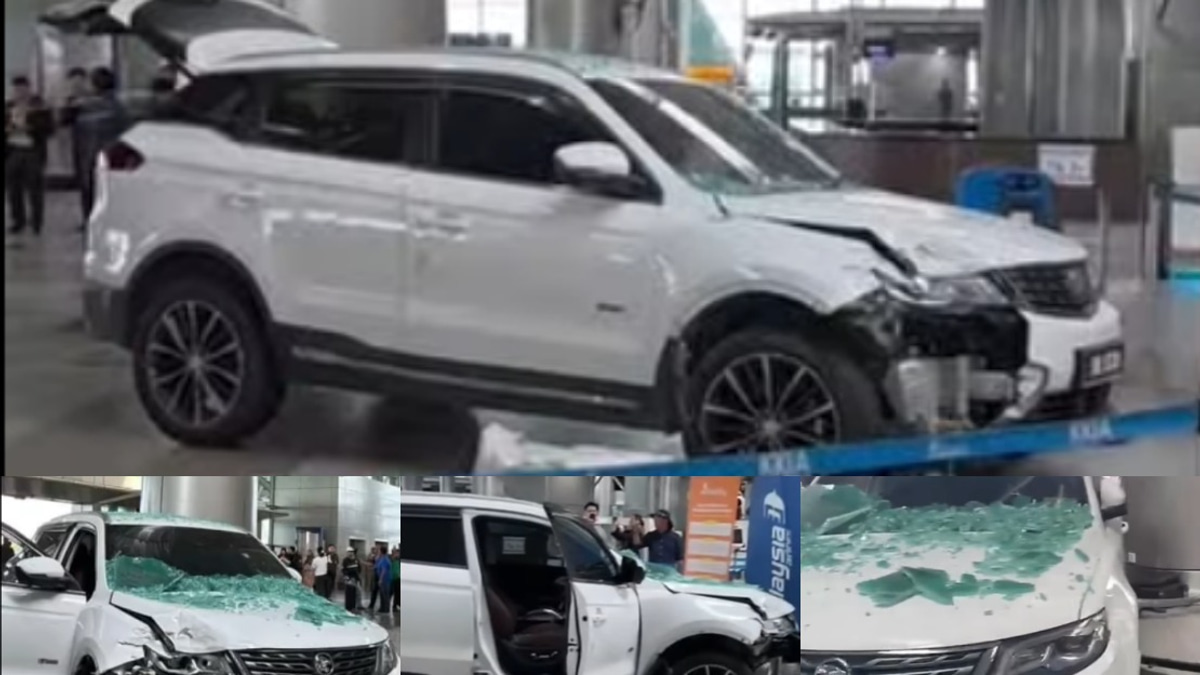 Gear Shift Error Sends SUV Crashing Through KKIA Departure Hall