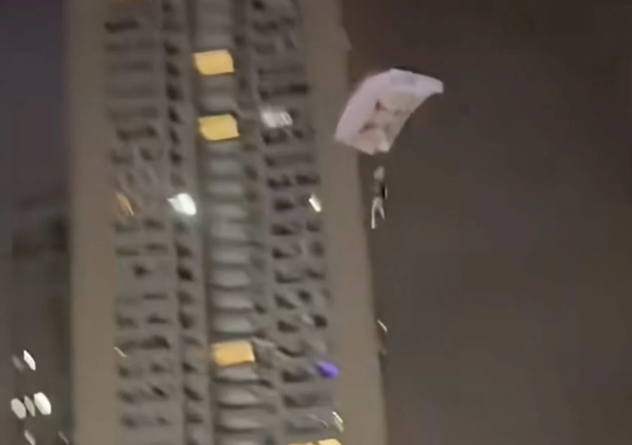 Chinese Man Detained After Illegal Skydive from Residential Building to Boost Social Media Following