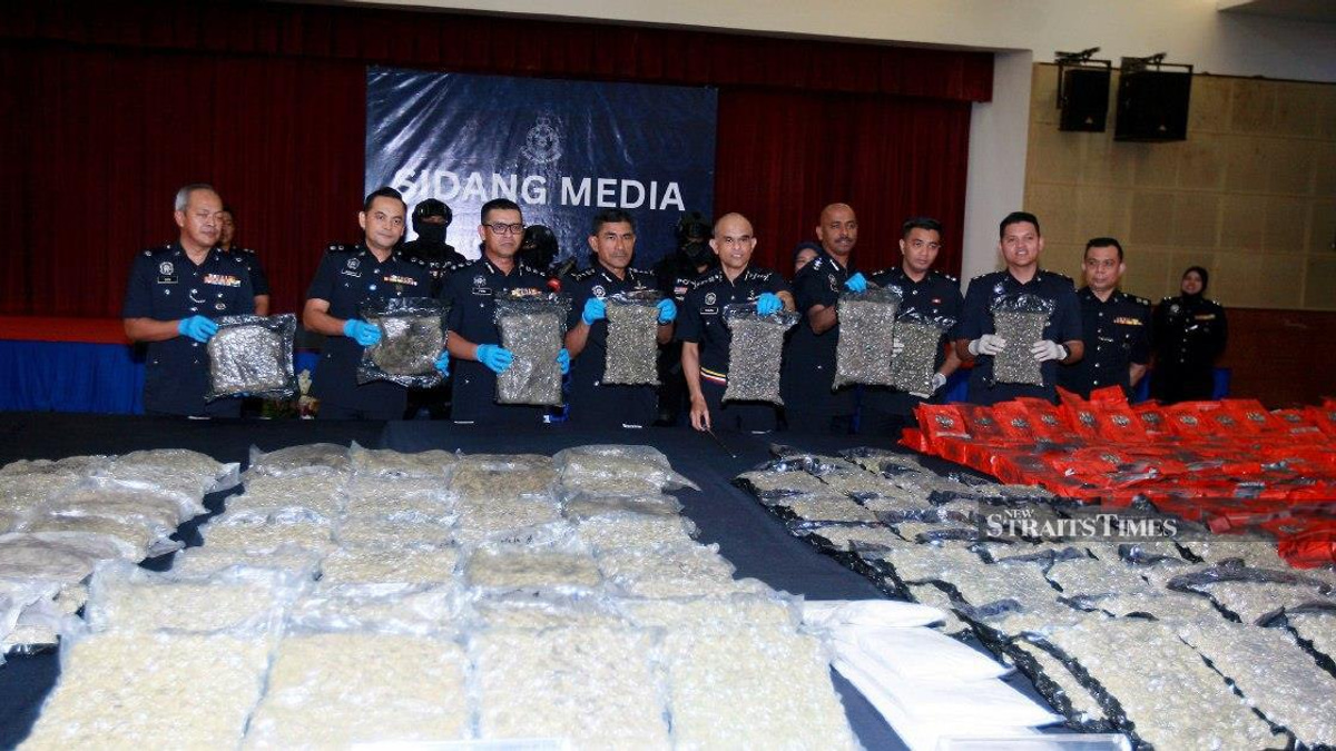 Major Drug Bust Nets 600kg of Narcotics Valued at RM37.5 Million Across Selangor