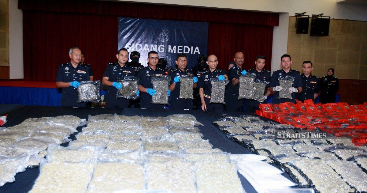 Major Drug Bust Nets 600kg of Narcotics Valued at RM37.5 Million Across Selangor