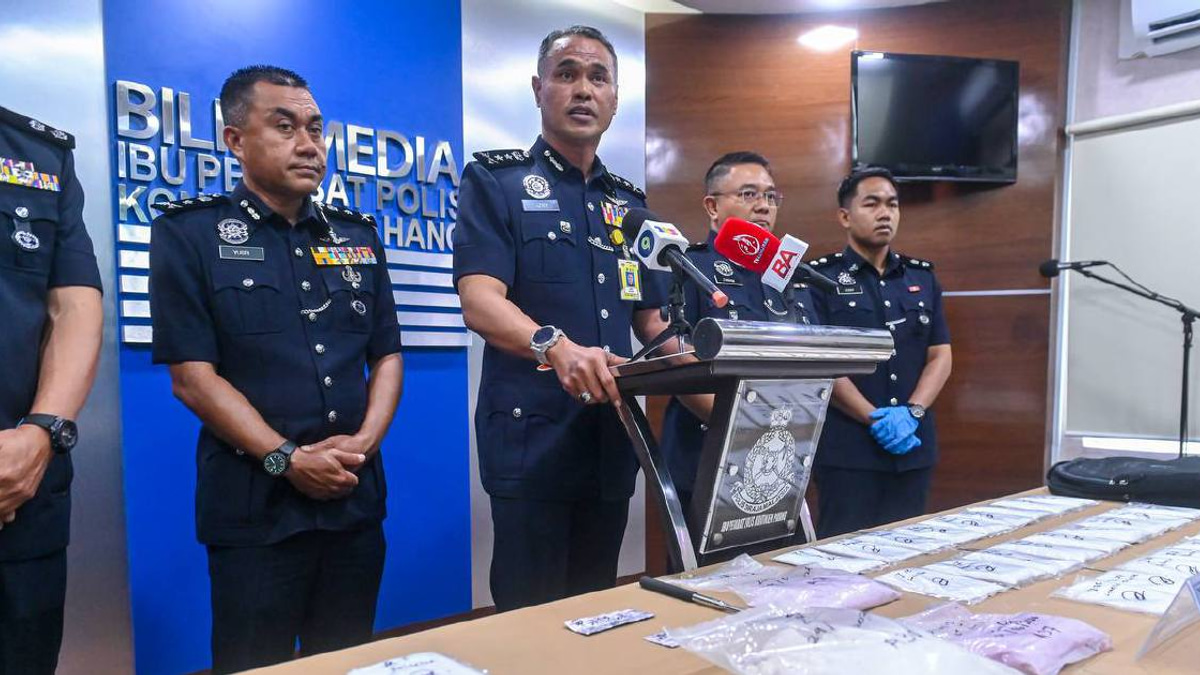Thai woman and partner arrested in RM728,000 drug seizure at Bentong