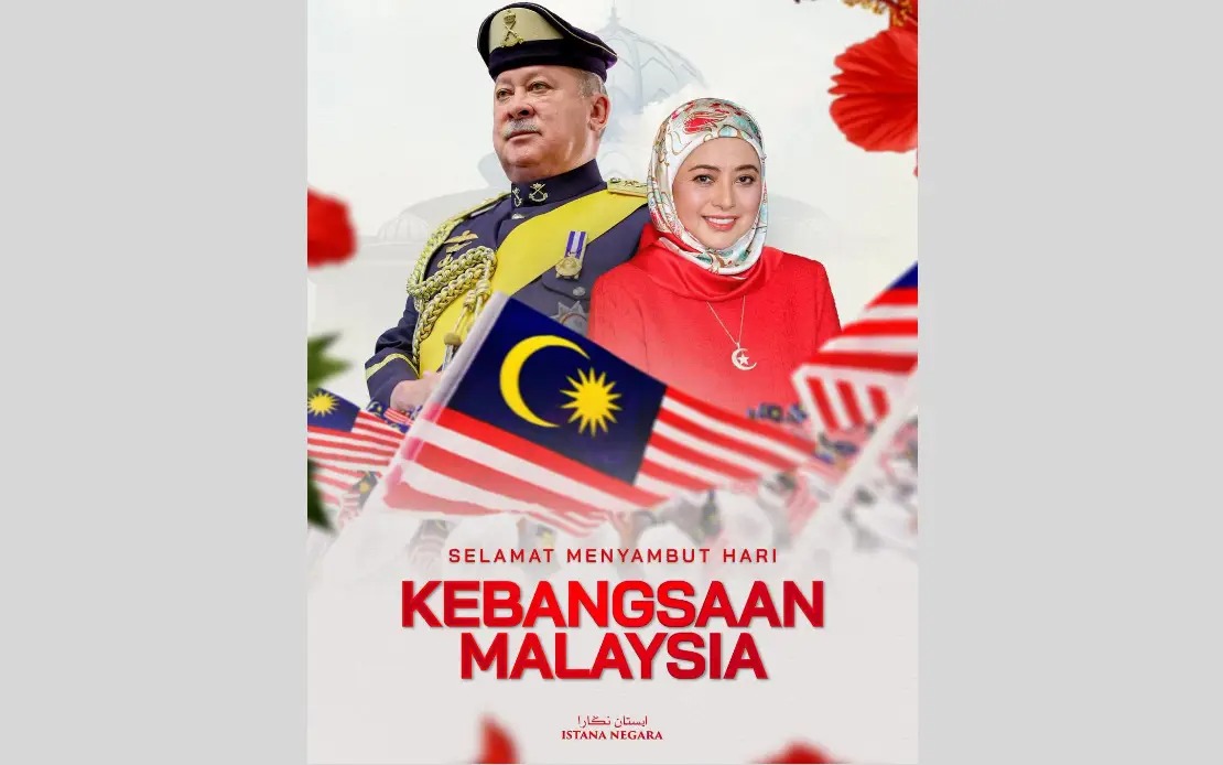 Sultan Ibrahim and Raja Zarith Sofiah Lead Malaysia's 69th National Day Celebrations in Putrajaya