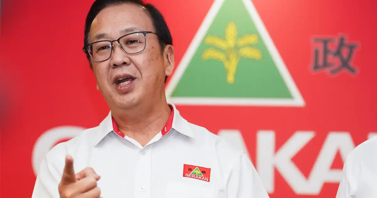 Gerakan Pushes for Perikatan Nasional Solidarity as Johor and Negeri Sembilan Prepare for Elections