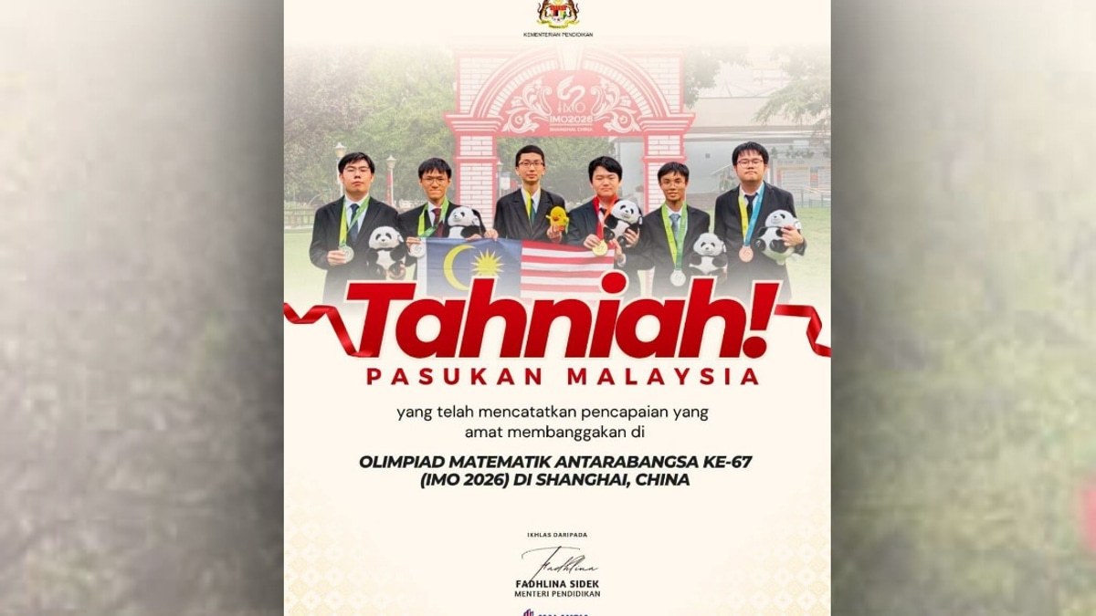 Malaysia Breaks Into World's Top 20 at International Mathematical Olympiad 2026