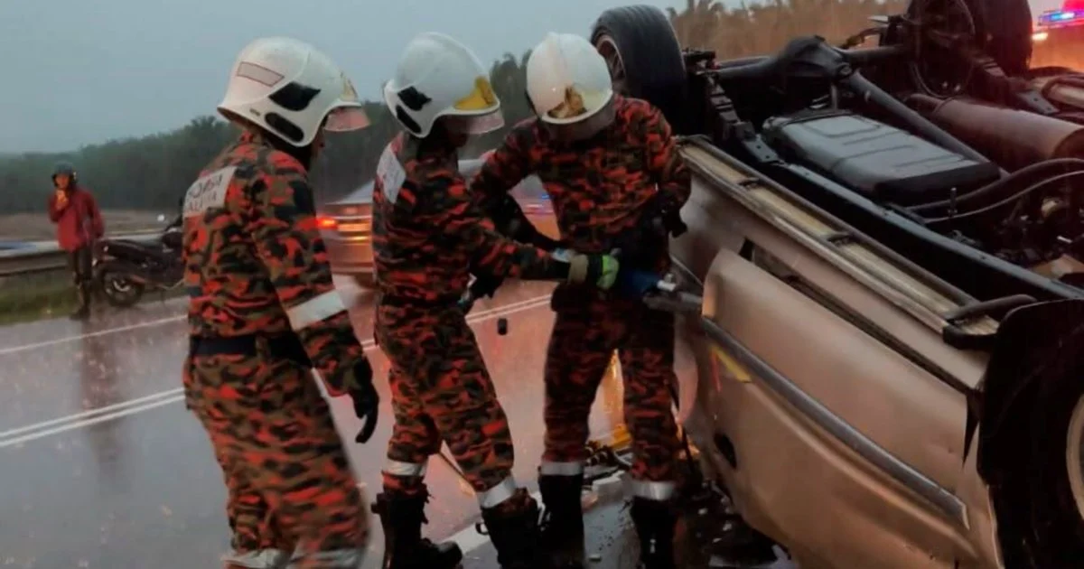 Two Sisters Among Four Dead in Twin Pahang Traffic Disasters