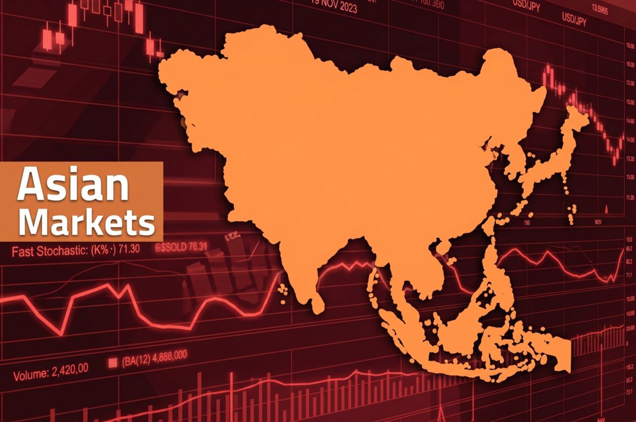 Asian stocks retreat as Middle East tensions fuel rate-hike concerns