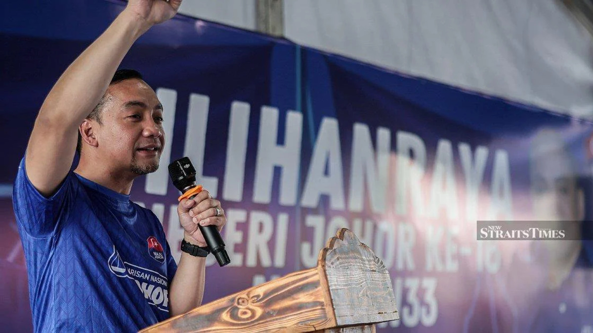 Johor Election: BN's Endau Candidate Holds Ground Despite Party-Hopping Claims