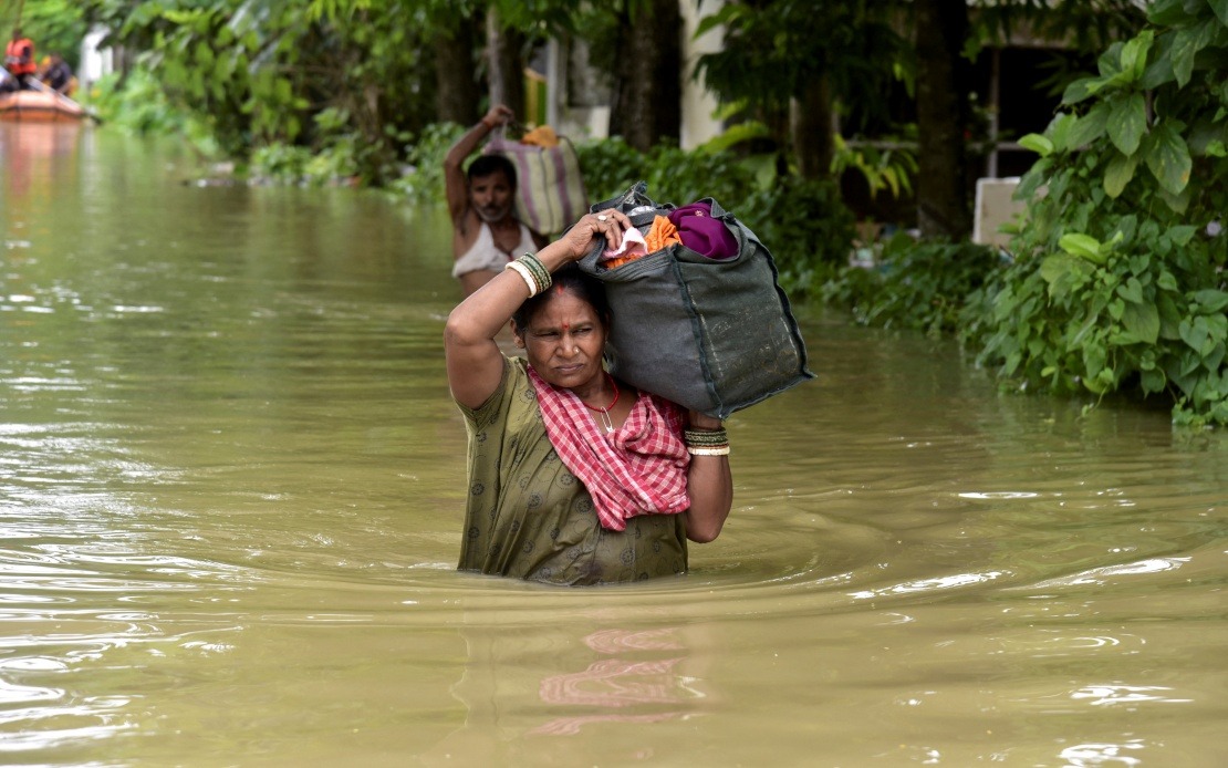 Assam Floods Kill 62, Leave Over 1.1 Million Displaced Across 25 Districts