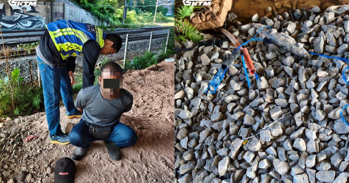 Railway Cable Theft Suspects Arrested in Shah Alam