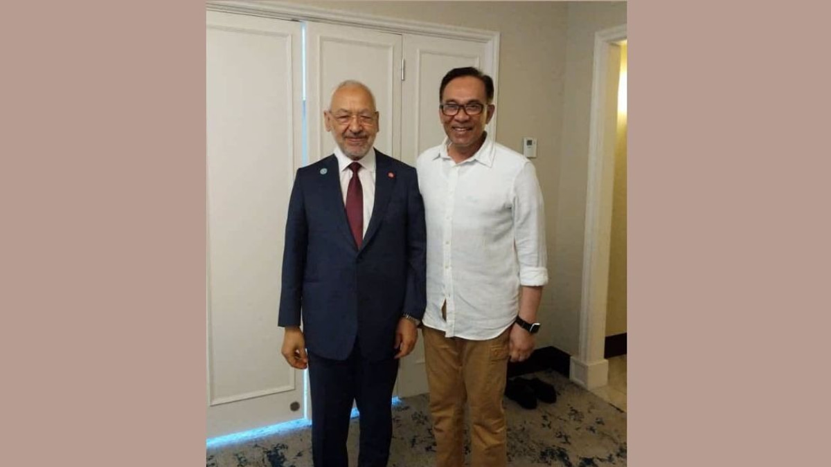 Anwar Seeks Ghannouchi's Release From Tunisia on Humanitarian Grounds