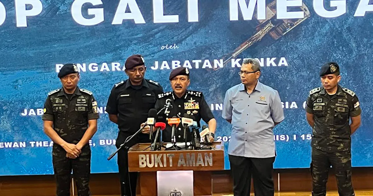 Authorities Seize RM119 Million in Assets, Arrest 99 in Sweeping Illegal Mining Operation