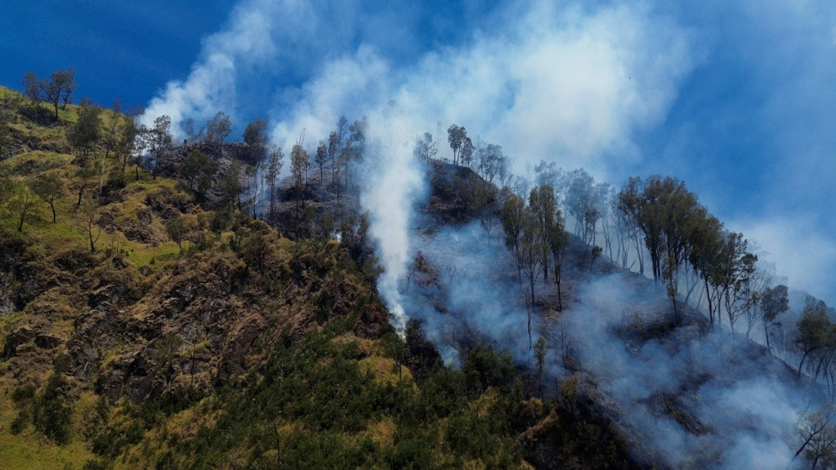 Indonesia Shuts Mount Bromo to Visitors Amid Spreading Wildfire in East Java