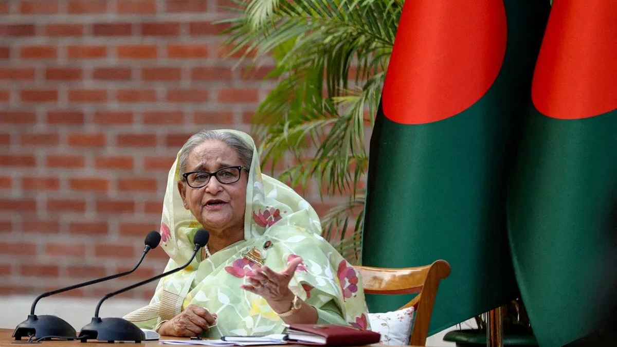 Bangladesh Urges India to Block Hasina's New Delhi Speech, Citing Fugitive Status
