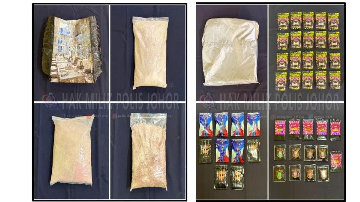 Johor police dismantle drug ring in major RM3.59 million seizure