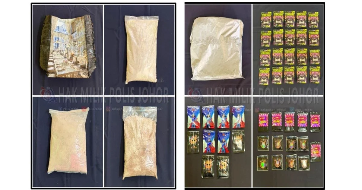 Johor police dismantle drug ring in major RM3.59 million seizure