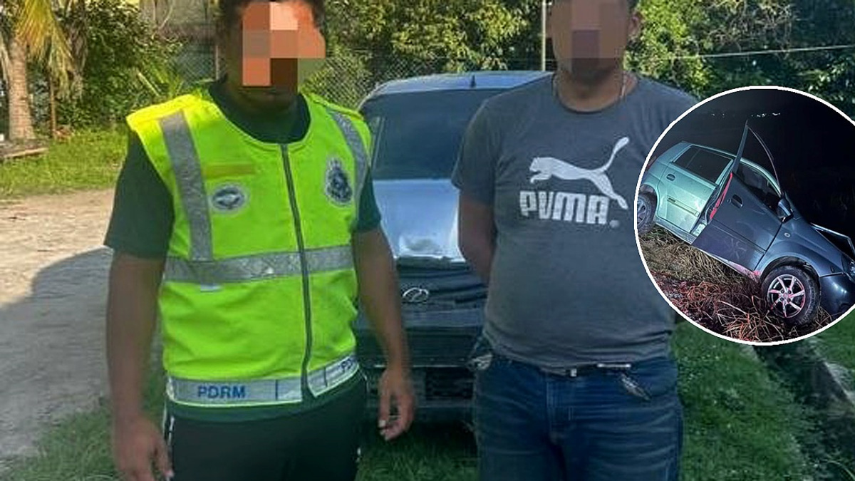 Driver arrested after ramming GOF vehicle in Kelantan pursuit; weapons seized