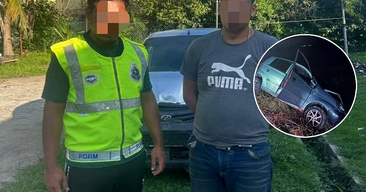 Driver arrested after ramming GOF vehicle in Kelantan pursuit; weapons seized