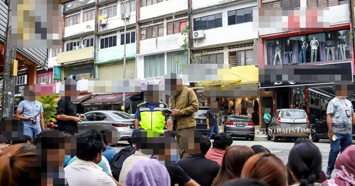 111 Undocumented Migrants Arrested in Jalan Kenanga Enforcement Sweep