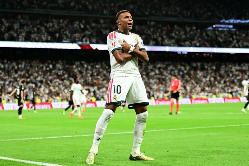 Mbappe's hat-trick powers Real Madrid past Real Sociedad in commanding Bernabeu display