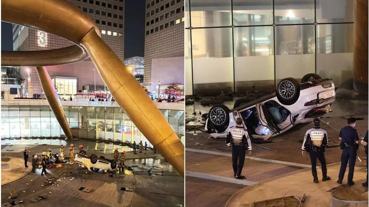 Singapore man jailed for drink-driving into iconic Suntec fountain