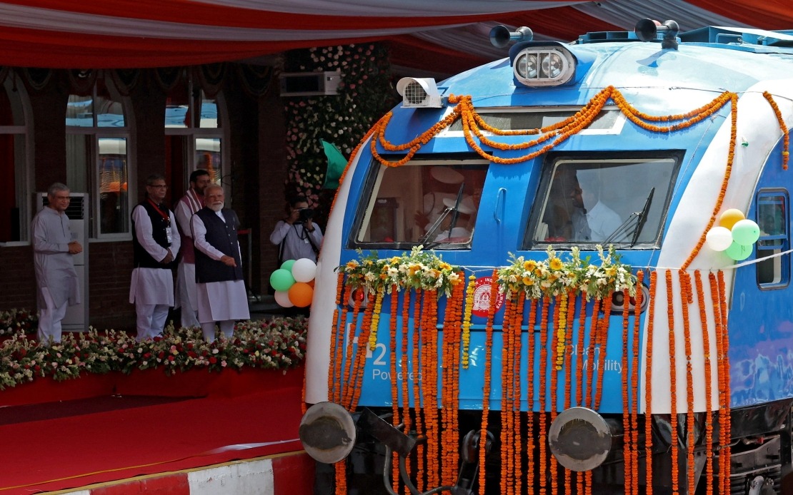 India Launches First Hydrogen-Powered Train, Joining Global Green Rail Movement