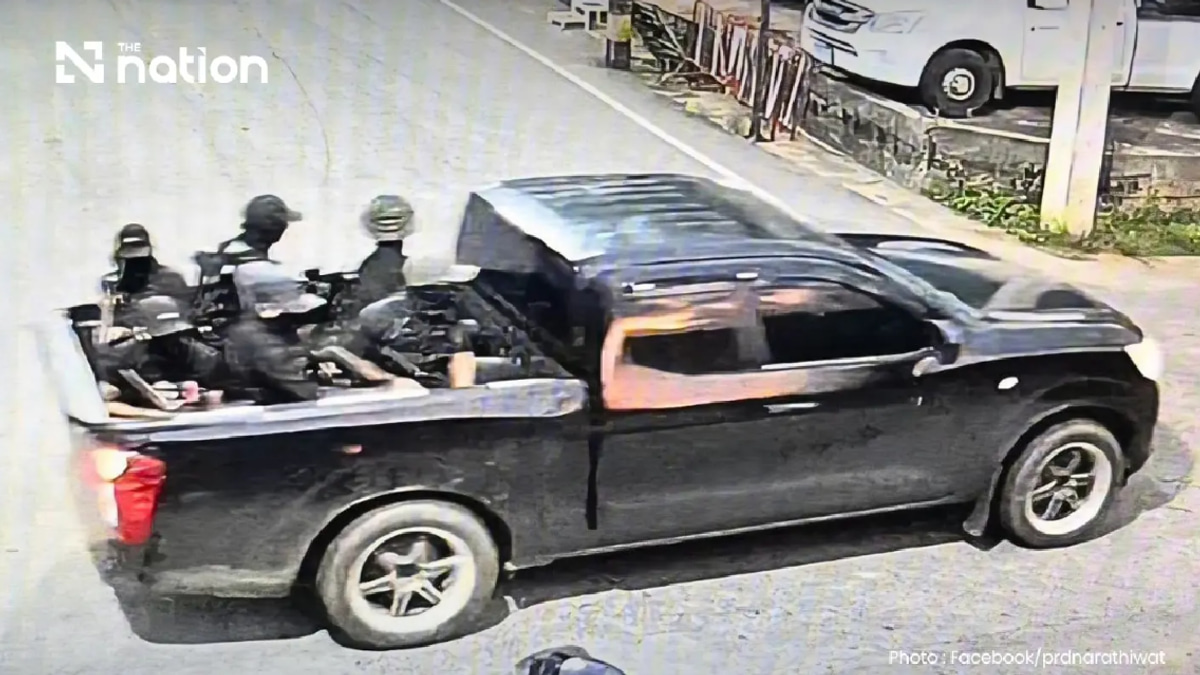 CCTV Captures Nine-Member Team Behind Deadly Narathiwat Ranger Attack