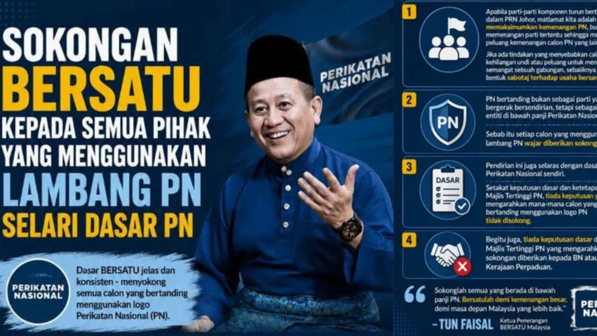 Bersatu accuses defectors of sabotaging Perikatan Nasional bid in Johor polls
