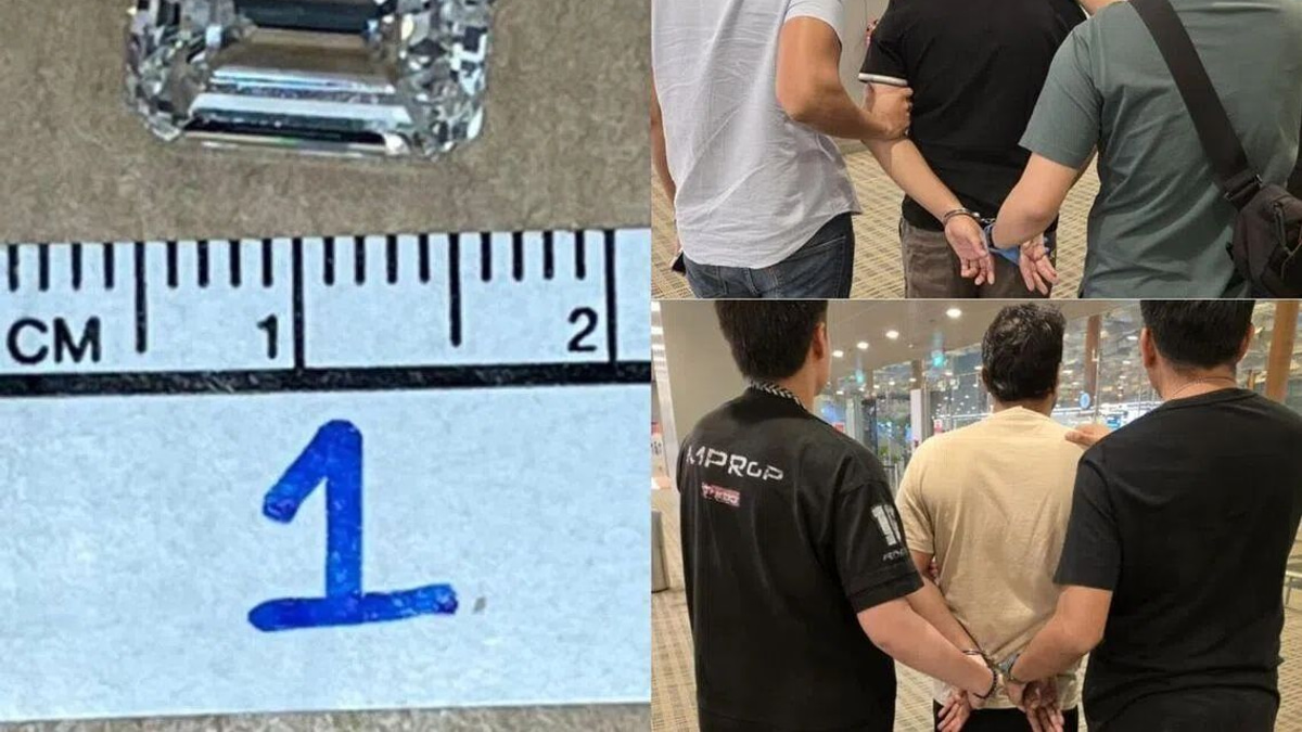 Two men nabbed for S$235,000 diamond heist at Singapore jewellery store