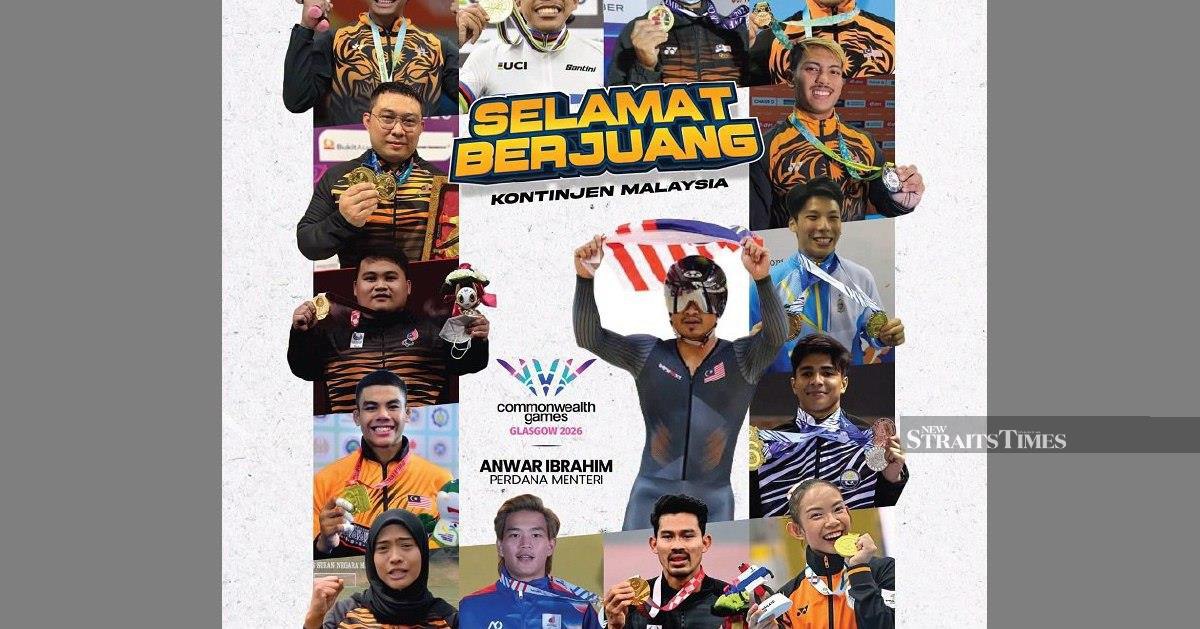 Anwar Extends Best Wishes to Malaysian Athletes Heading to Glasgow Commonwealth Games